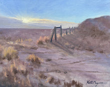 Load image into Gallery viewer, Morning Light on the Prairies - 8X10" original plein air oil painting