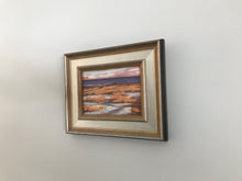 Load image into Gallery viewer, This original plein air oil painting was painted onsite in Southport, CT.  It is painted on archival quality canvas covered panel with professional oil pigments.  The painting itself measures 5X7". The measurements including the frame are approximately 8.75X10.75" and the painting is framed, wired and ready to hang.