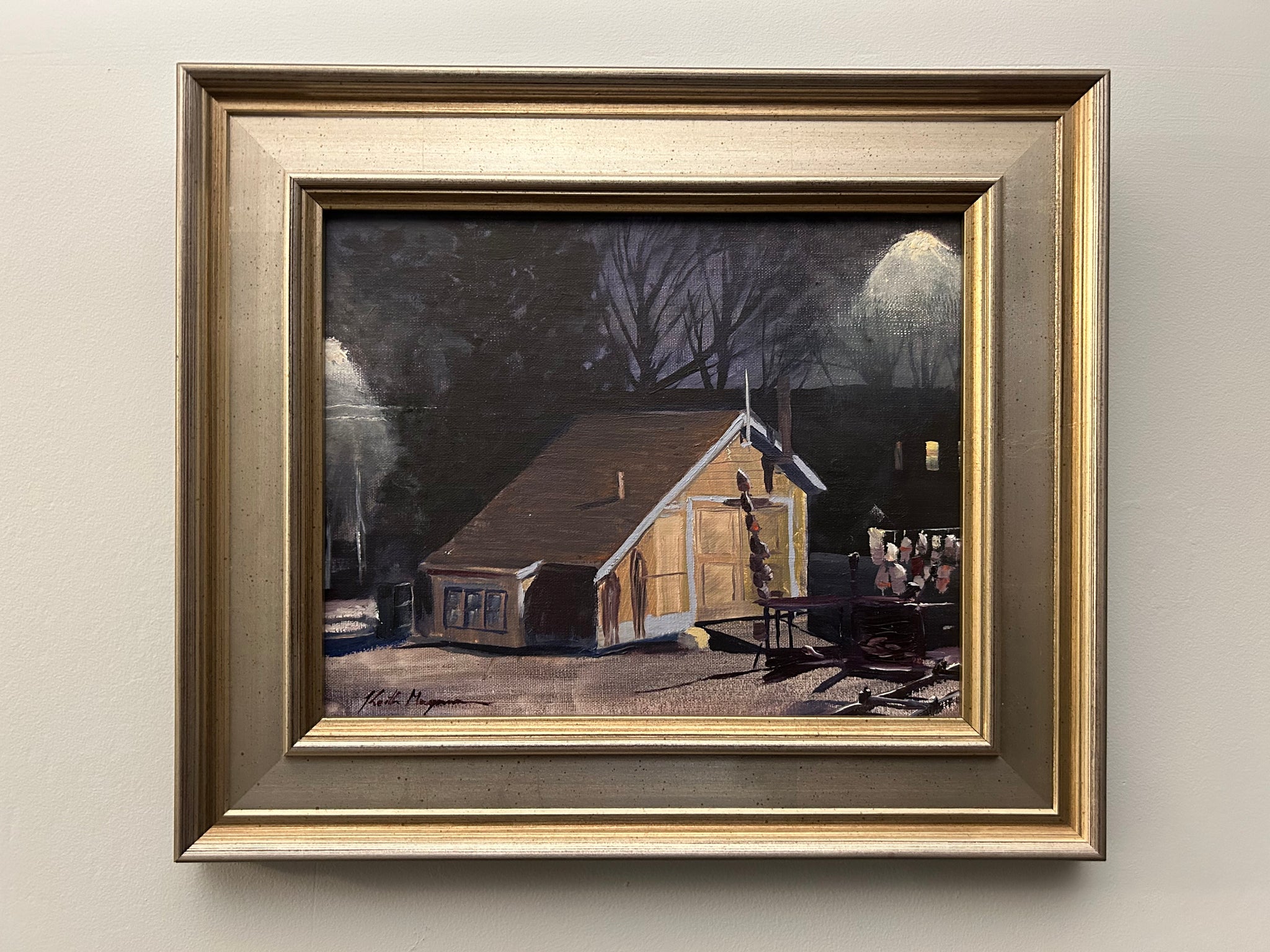 Night Shift at the Yacht Yard - 8X10